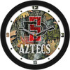 San Diego State Aztecs - Camo Team Wall Clock