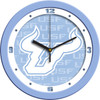 South Florida Bulls - Baby Blue Team Wall Clock