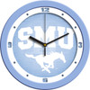 Southern Methodist University Mustangs - Baby Blue Team Wall Clock