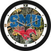 Southern Methodist University Mustangs - Camo Team Wall Clock