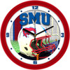 Southern Methodist University Mustangs - Football Helmet Team Wall Clock