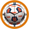 Syracuse Orange- Soccer Team Wall Clock