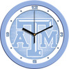 Texas A&M Aggies - Baby Blue Team Wall Clock