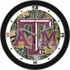 Texas A&M Aggies - Camo Team Wall Clock
