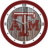 Texas A&M Aggies - Weathered Wood Team Wall Clock