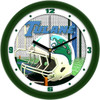 Tulane University Green Wave - Football Helmet Team Wall Clock