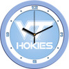 Virginia Tech Hokies - Baby Blue Team Wall Clock