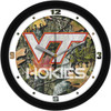 Virginia Tech Hokies - Camo Team Wall Clock
