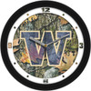 Washington Huskies - Camo Team Wall Clock