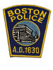 BOSTON MA POLICE PATCH SMALL