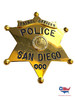 SAN DIEGO POLICE OLD SCHOOL COMMEMORATIVE STAR BADGE LAST ONE