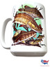 OCEAN FISH SWIMMING IMAGE MUG 15 OZ 