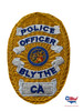 BLYTHE  POLICE CA  PATCH SMALL RARE
