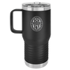 FL Accreditation Polar Camel 20 oz. Black Vacuum Insulated Travel Mug with Slider Lid