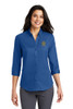 Citrus Port Authority® Ladies 3/4-Sleeve SuperPro™ Twill Shirt