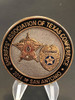 TEXAS SHERIFFS POSTAL INSPECTORS RIDERS CHALLENGE COIN VERY RARE 2014