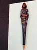 Grim Reaper Ball Point Pen holds the holds a crucifix with a faux ruby accent