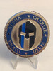 CLERMONT POLICE PATROL DIVISION CHALLENGE COIN HUGE 2 INCH COIN