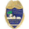 JSO POLICE CUSTOM SHAPE CLOCK