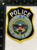 DEPARTMENT OF DEFENSE POLICE PATCH LAST ONE