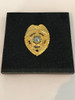 MIAMI DADE POLICE GOLD PAPERWEIGHT
