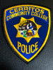 CERRITOS CA COLLEGE POLICE PATCH