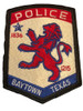 BAYTOWN POLICE TX PATCH