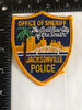 SHERIFF FL JACKSONVILLE POLICE PATCH