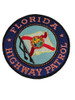 FLORIDA HIGHWAY PATROL PATCH PINK LG