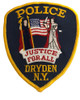 DRYDEN NY POLICE PATCH