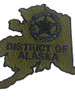 U.S. MARSHALS SERVICE DISTRICT OF ALASKA PATCH GREEN