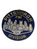 FBI PITTSBURGH POLICE PATCH & PIN