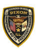 PRESIDENT REAGAN HOMETOWN DIXON POLICE PATCH FREE SHIPPING! 