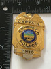 CANFIELD POLICE OH CAPTAIN BADGE