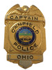 CANFIELD POLICE OH CAPTAIN BADGE