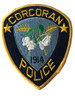 CORCORAN  POLICE CA PATCH 