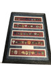 50 STATE POLICE PATCH PINS MOUNTED FRAMED