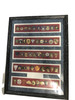 50 STATE POLICE PATCH PINS MOUNTED FRAMED