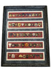 50 STATE POLICE PATCH PINS MOUNTED FRAMED