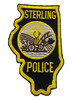 STERLING   IL POLICE PATCH FREE SHIPPING