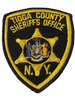 TIOGA COUNTY SHERIFF NY PATCH BLACK