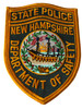 STATE POLICE NEW HAMPSHIRE DEPT. OF SAFETY PATCH