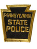 PENNSYVANIA STATE POLICE GOLD BORDER PATCH