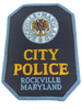 ROCKVILLE MD POLICE PATCH