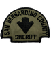 SAN BERNARDINO COUNTY SHERIFF CA GREEN PATCH
