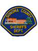 SONOMA COUNTY SHERIFF CA PATCH BLUE