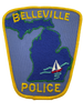 BELLEVILLE POLICE MI PATCH