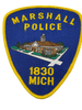 MARSHALL POLICE MI PATCH