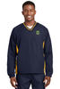 NASSAU Sport-Tek® Tipped V-Neck Raglan Wind Shirt