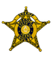 LUBBOCK COUNTY SHERIFF TX STAR LASER CUT PATCH